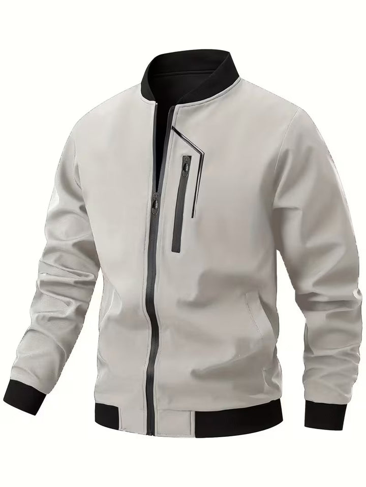 Baldis - Casual Bomber Jacket With Zipper