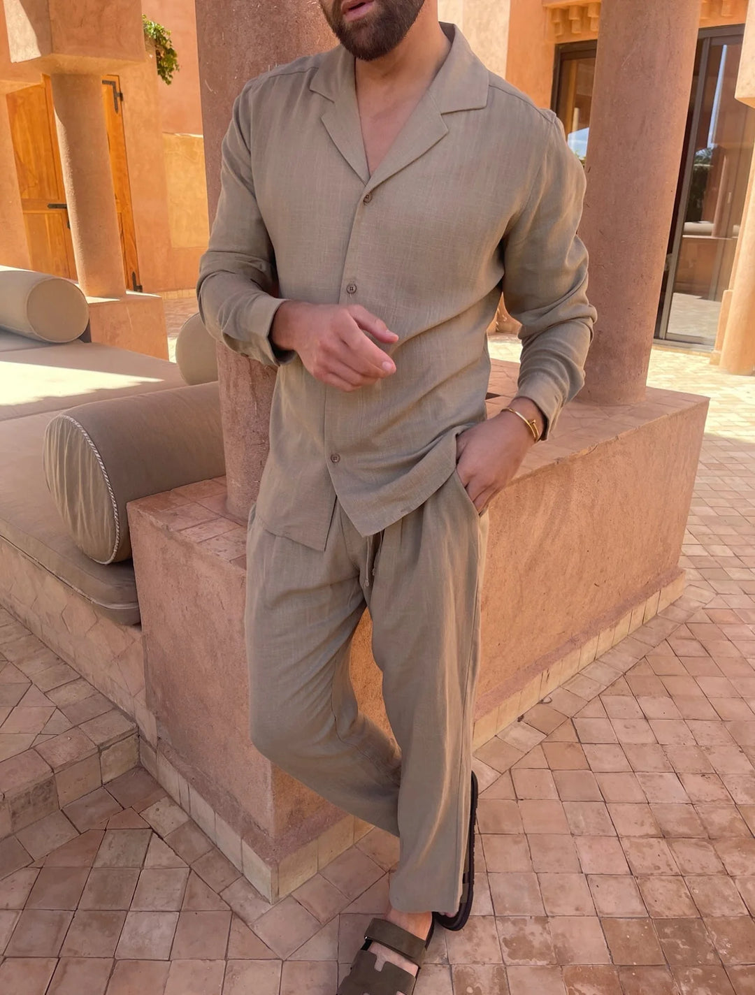 Donato - Casual Long Sleeve Two Piece Set