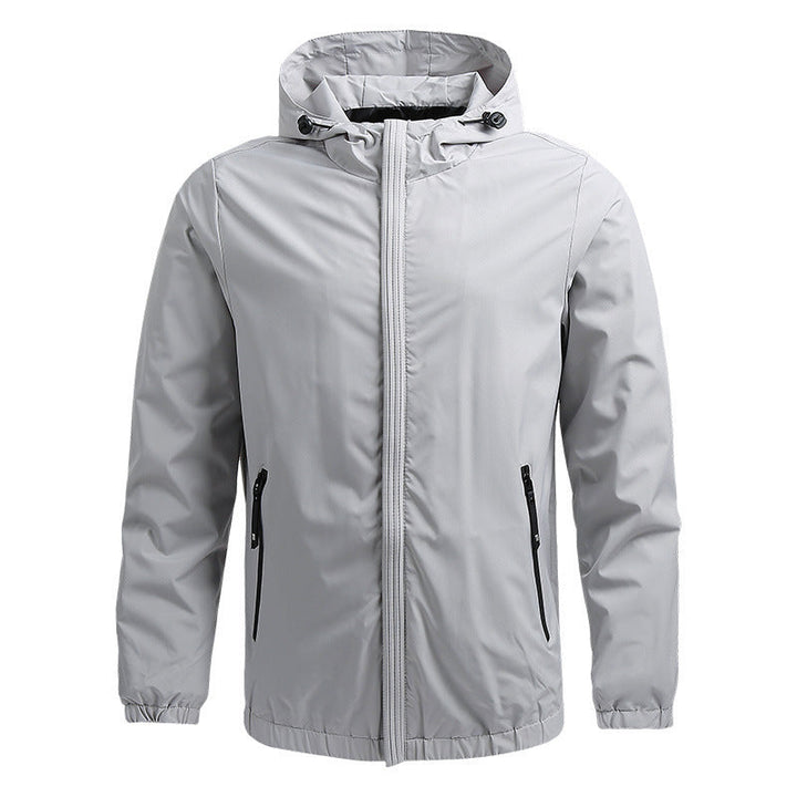 Oleg - Long Sleeve Hooded Jacket With Zipper