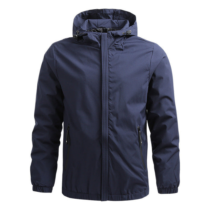 Oleg - Long Sleeve Hooded Jacket With Zipper