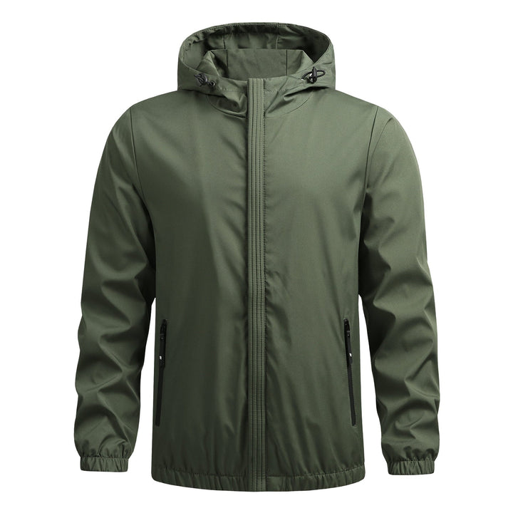Oleg - Long Sleeve Hooded Jacket With Zipper