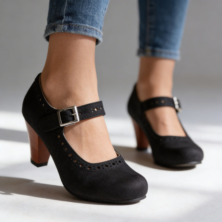 Oriana - Chic Buckle Strap Pumps