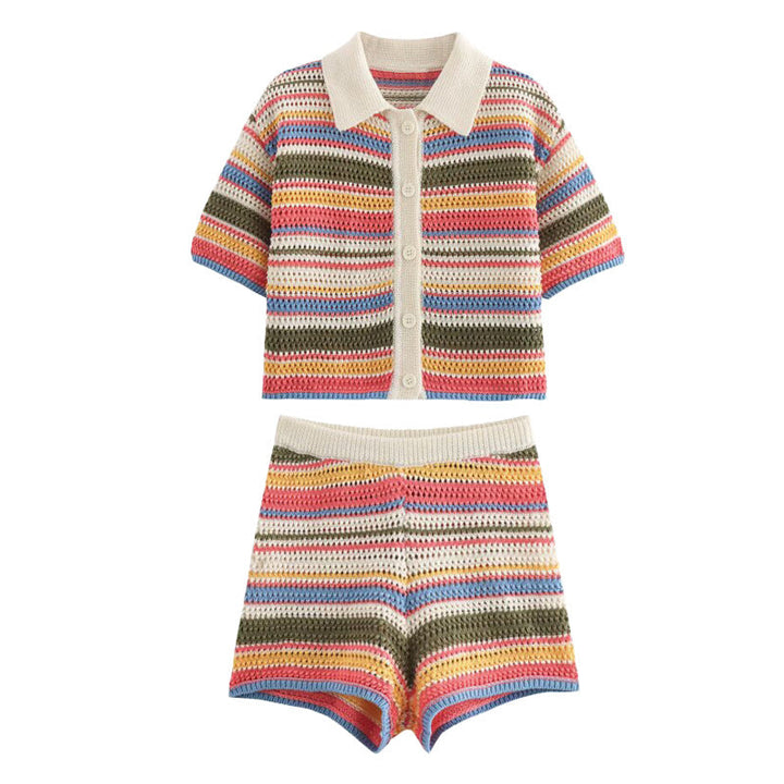 Efstratia - Crochet Two Piece Set