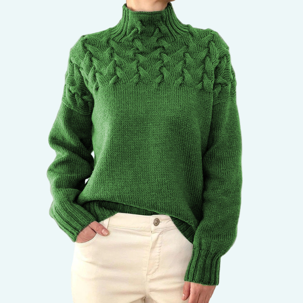 Farrah - Elegant Knitted Turtleneck Sweater