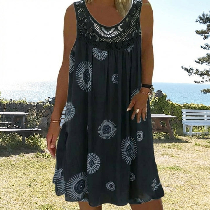 Paduch - Casual Summer Sleeveless Dress With Print