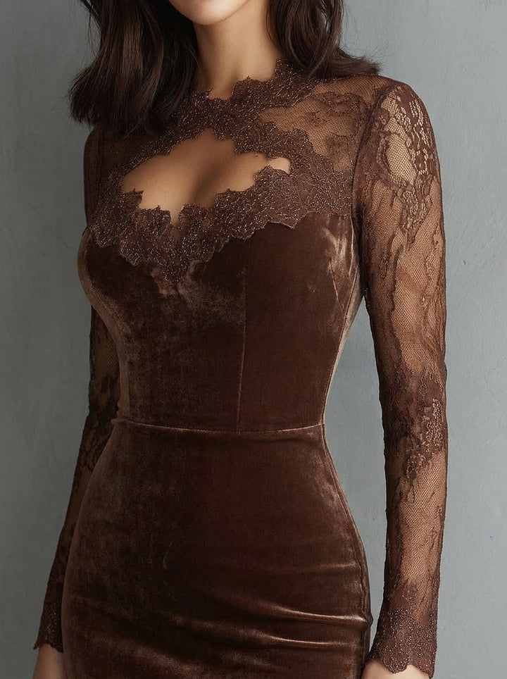 Nadiya - Mini Dress with Elegant Lace