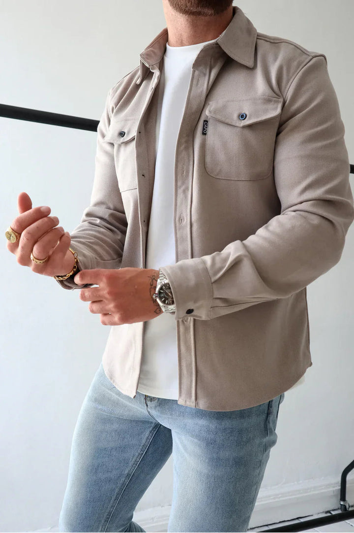 Dewid - Button Up Shirt With Front Pockets