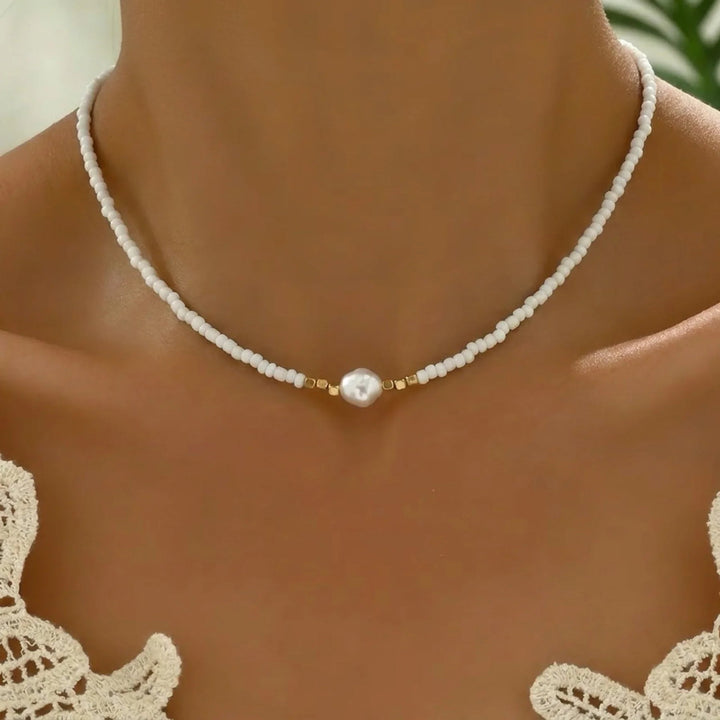 Araya - Turquoise and Pearl Necklace