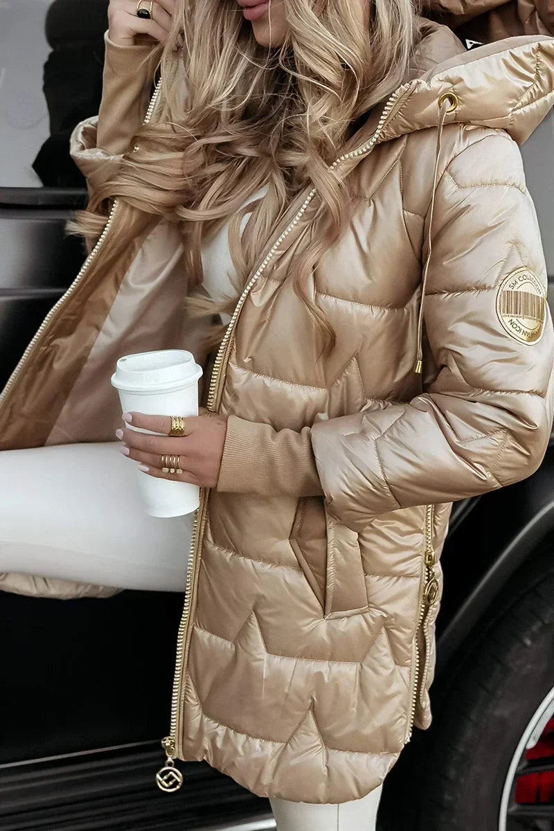 Borislava - Padded Winter Coat With Hood