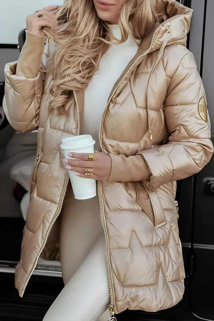 Borislava - Padded Winter Coat With Hood