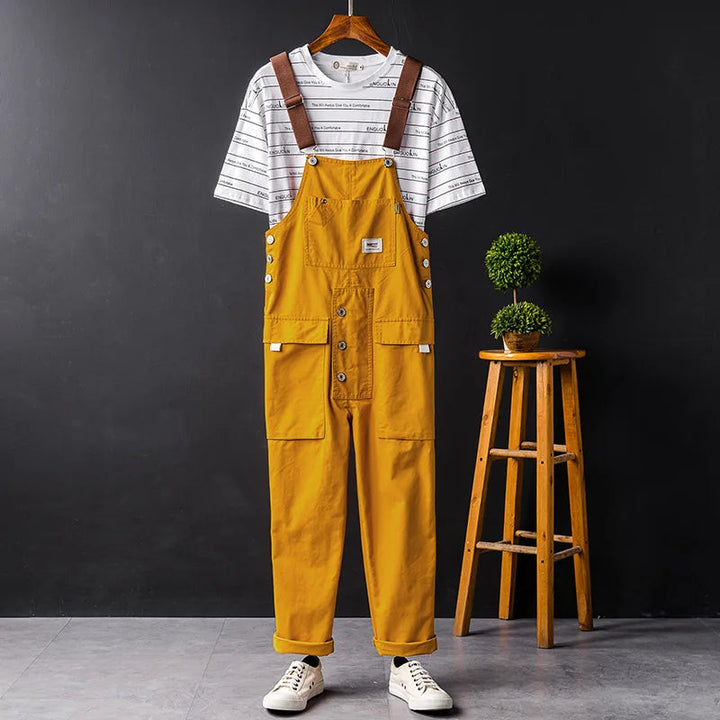 Matas - Dungarees With Cargo Pockets And Straight Legs