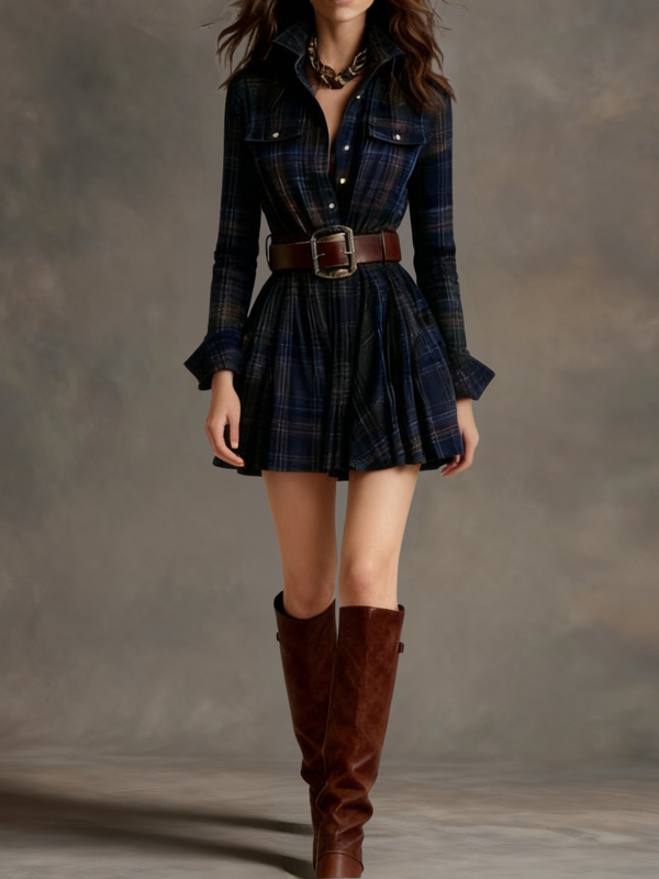 Keshet - Vantage Mini Dress With Belt