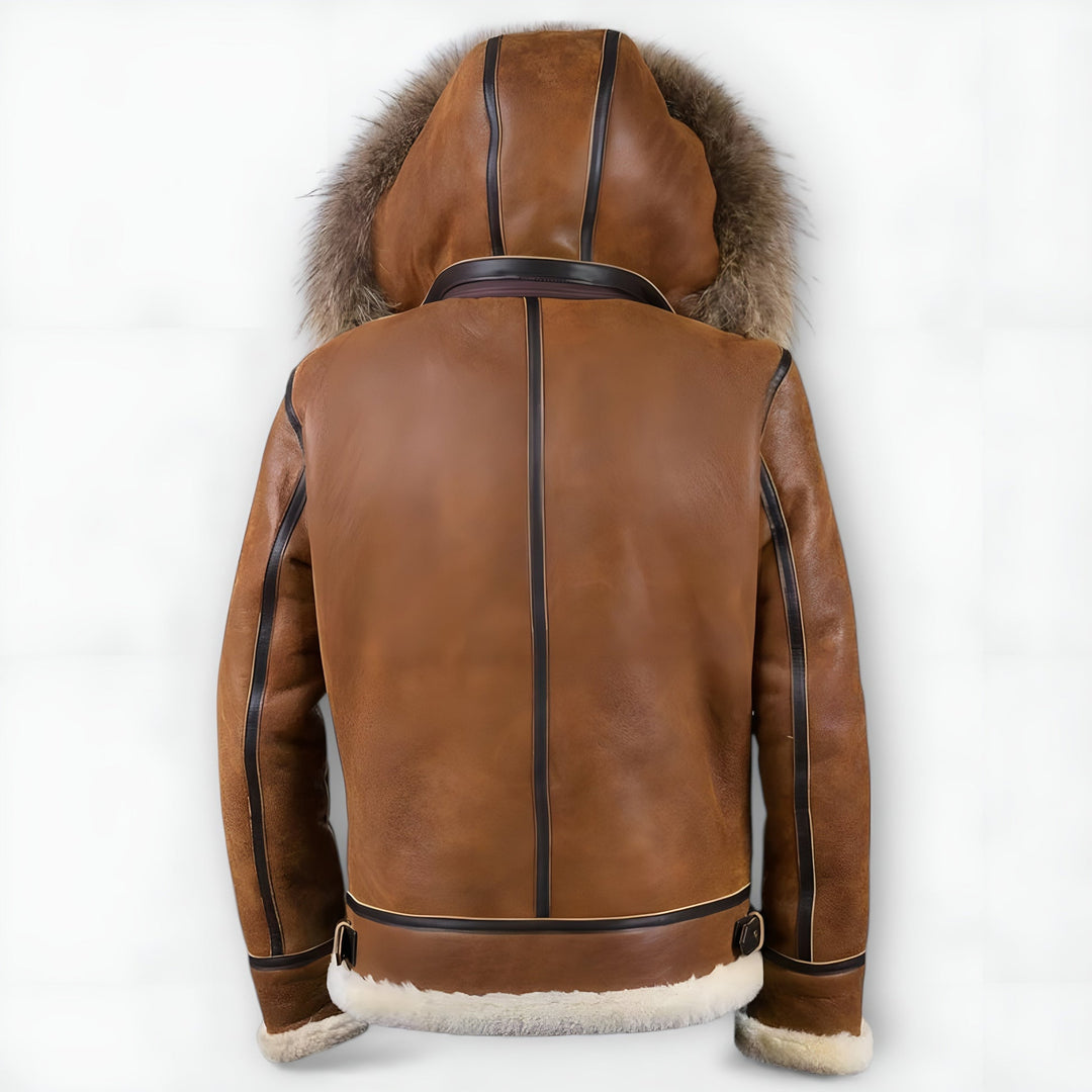 Grantham - Bomber Jacket with Fur Hood