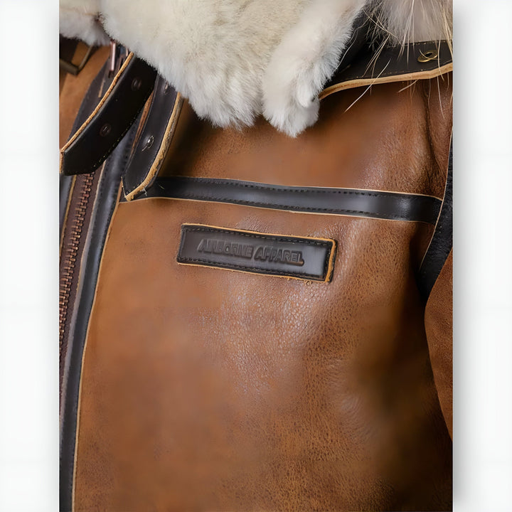 Grantham - Bomber Jacket with Fur Hood