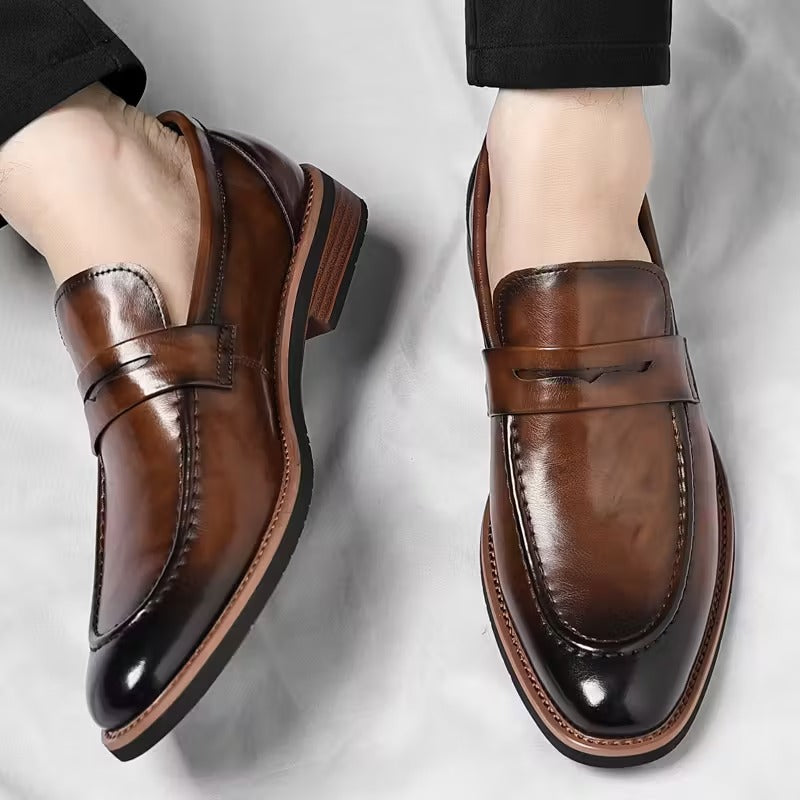 Rayan - Orthopedic Non-Slip Leather Shoes