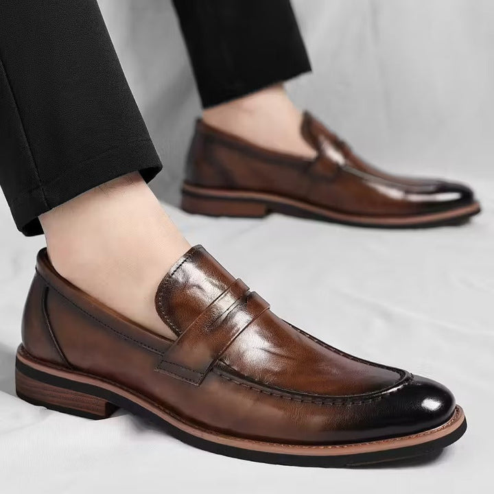 Rayan - Orthopedic Non-Slip Leather Shoes