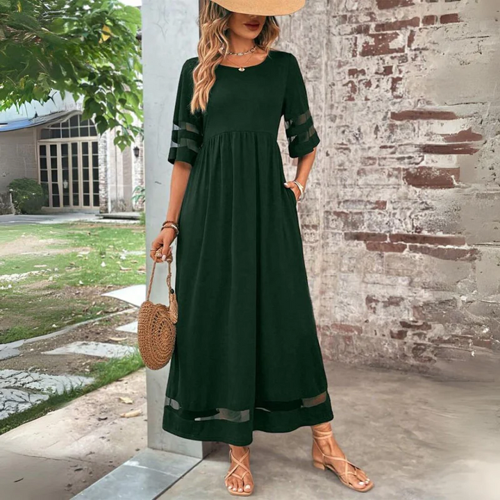 Dayena - Elegant Tummy Coverage Dress