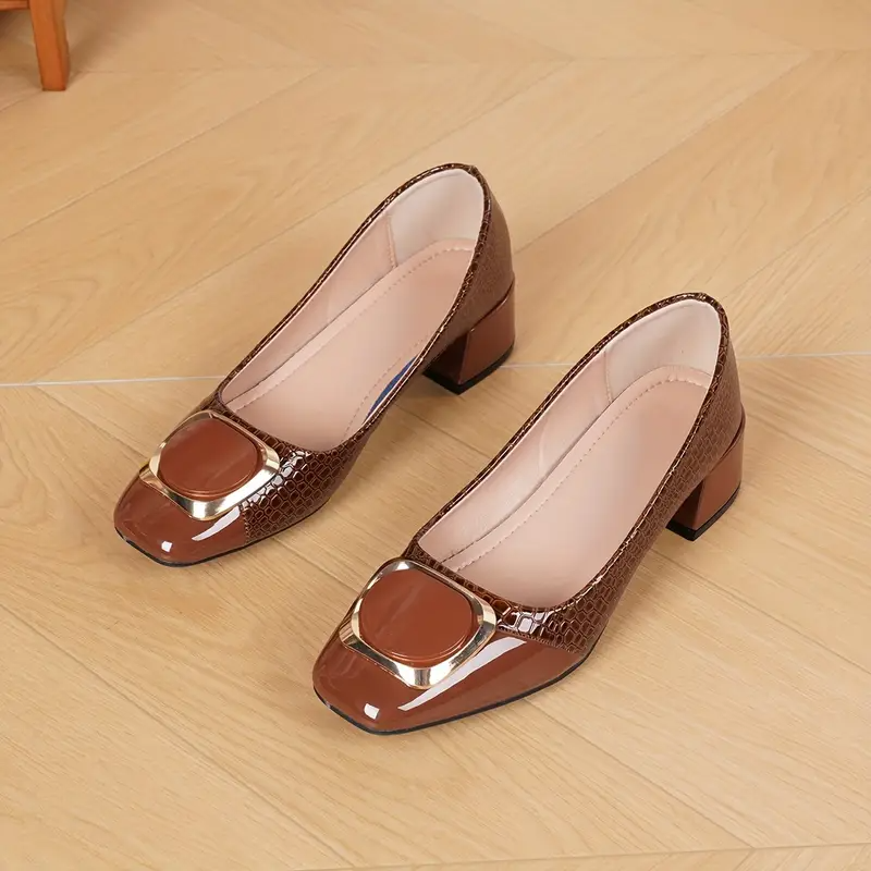 Taryn - Orthopedic Leather Shoes with Rounded Toe