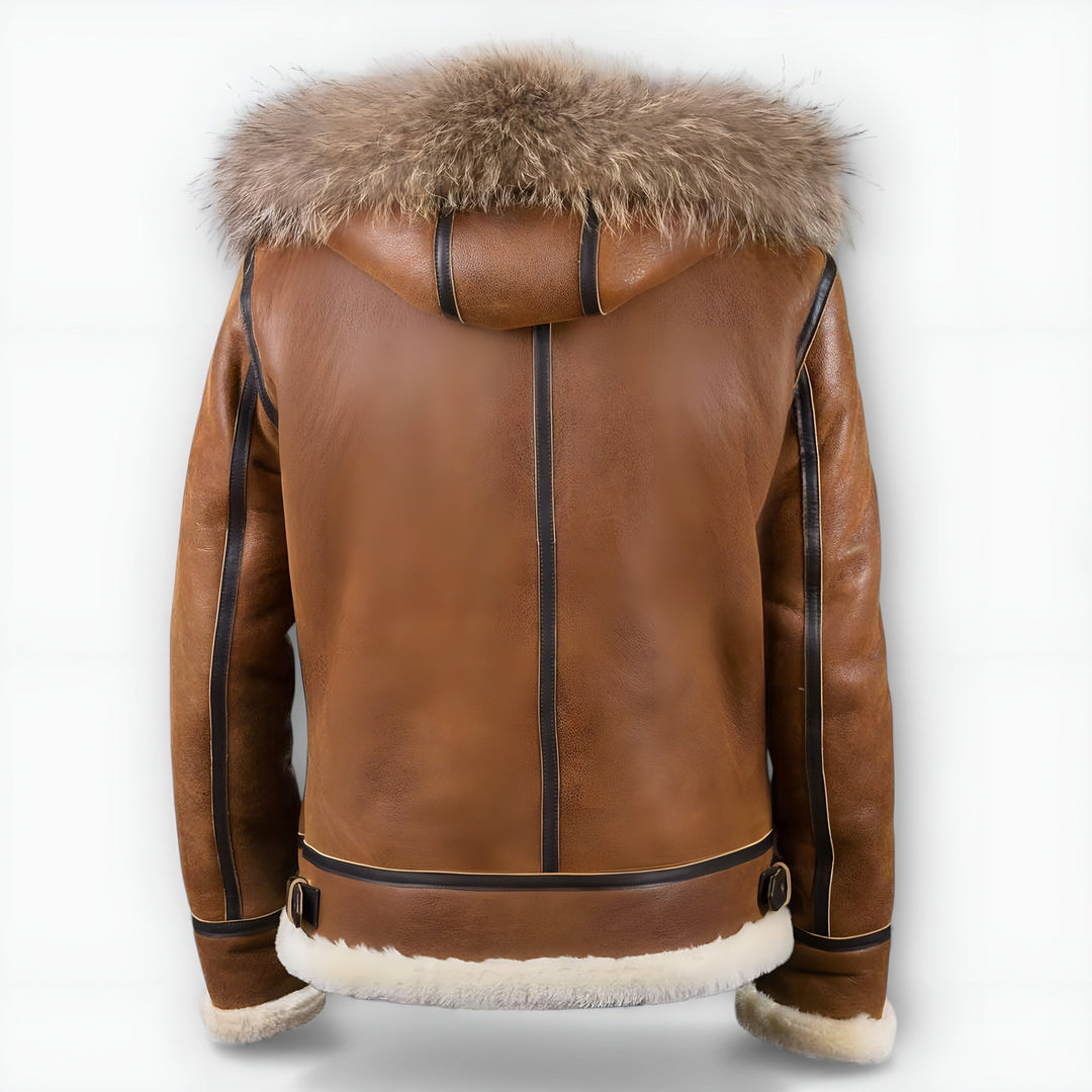 Grantham - Bomber Jacket with Fur Hood