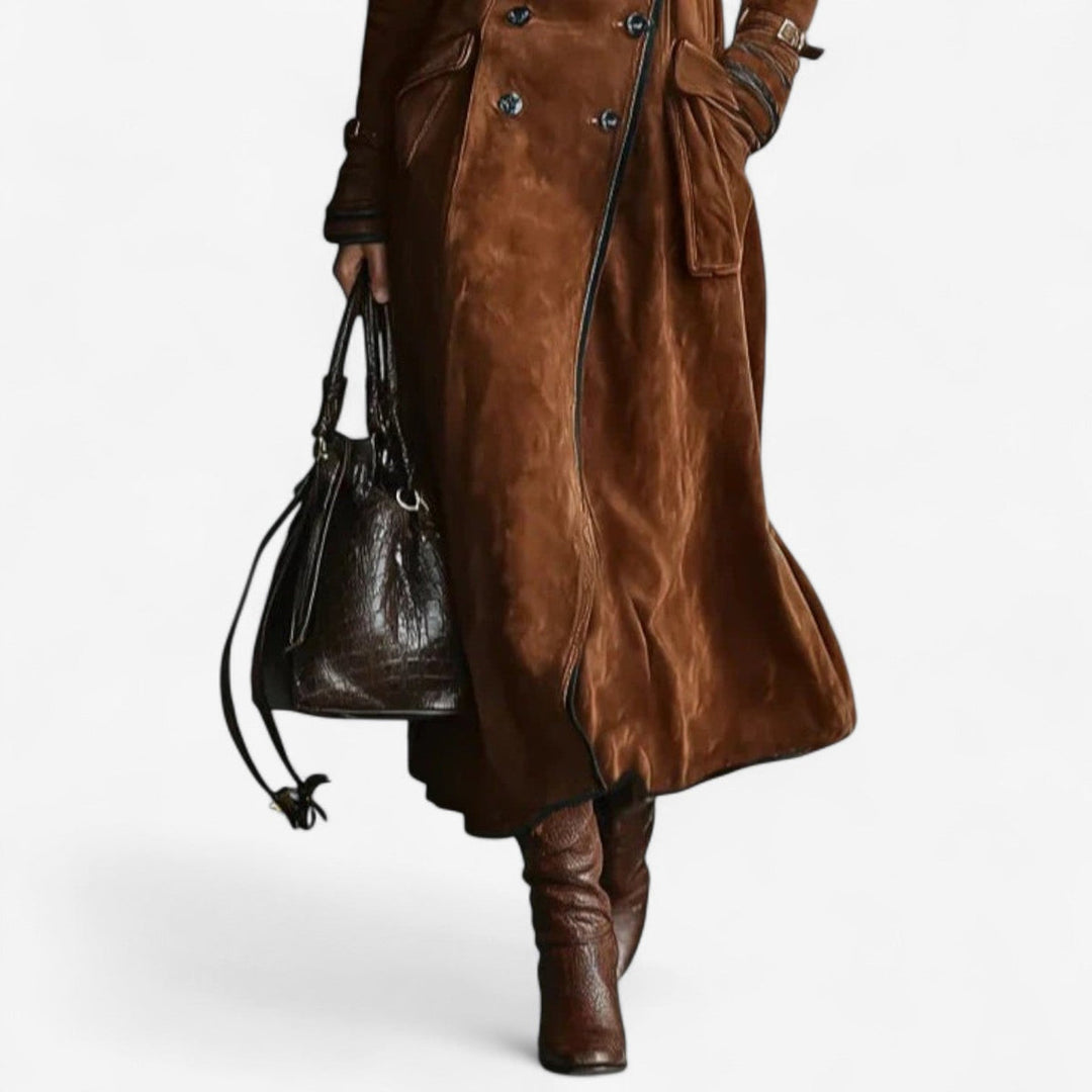 Ingeborg - Suede Trench Coat