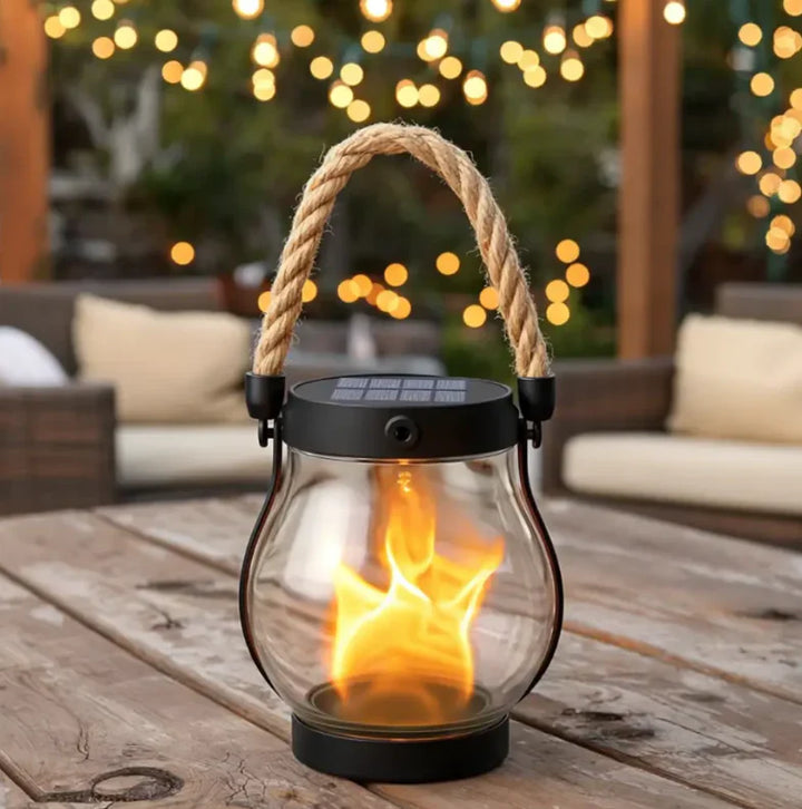 FireBloom - Solar Lantern Outdoor Lights