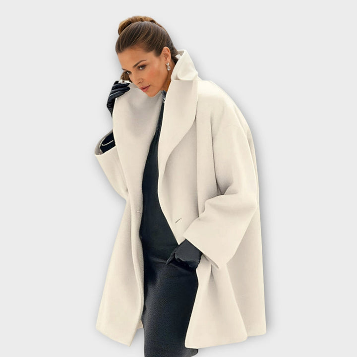 Elodie – Luxury Wool Windbreaker Coat