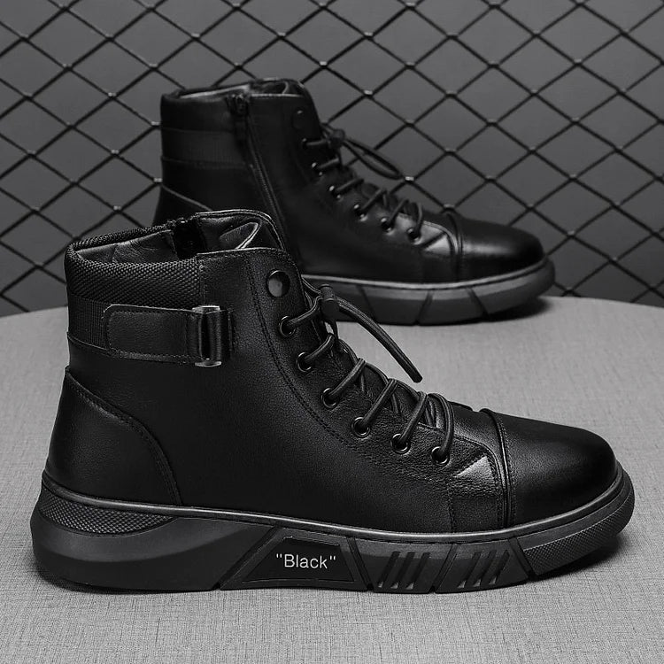 Quentin - Leather Lace-Up Boot