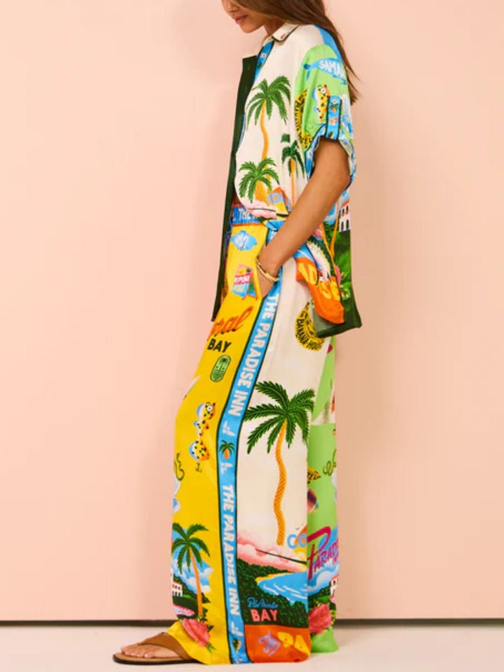 Renila - Sunny Beach Summer Style Printed Set