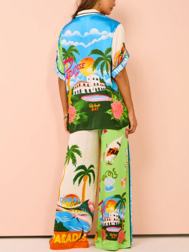 Renila - Sunny Beach Summer Style Printed Set