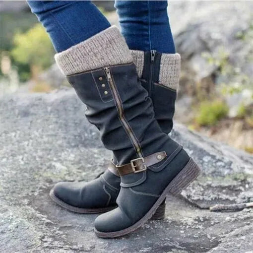 Zymara - Ankle Boots With Side Zipper – Nkosi-Capetown