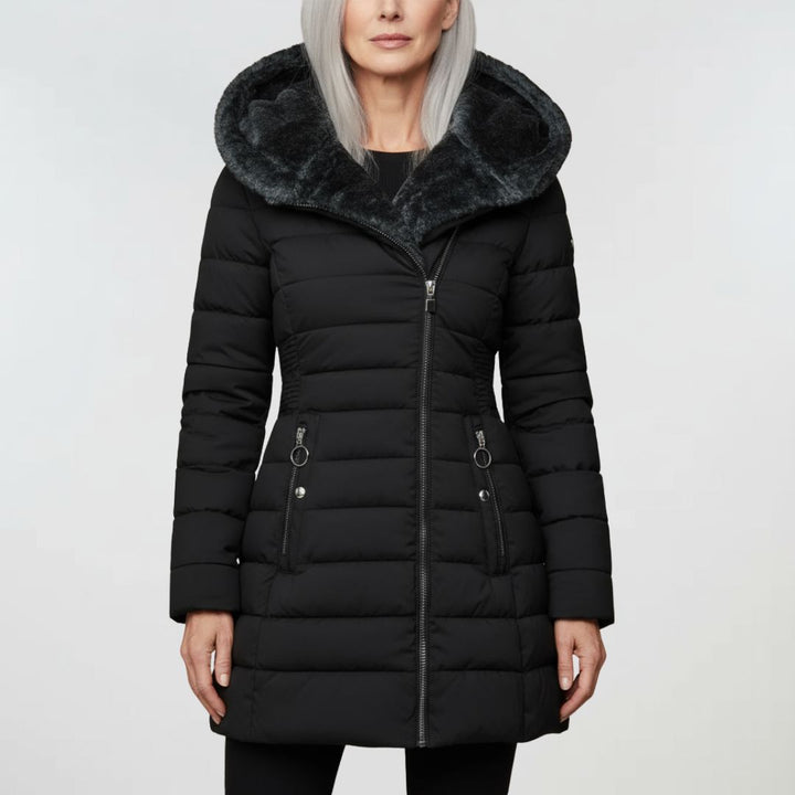 Ruchmira - Waterproof Padded Coat with Hood and Fleece Lining