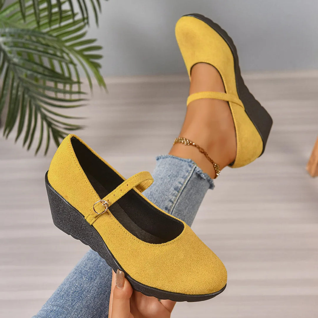 Bethy - Mary Jane Shoes With Buckle Strap