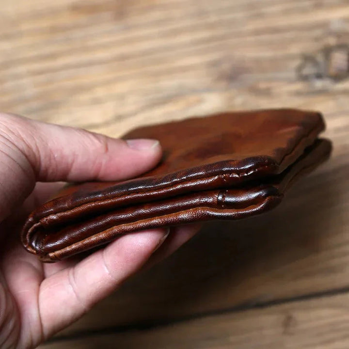 TruePouch - Leather Wallet With Zipper