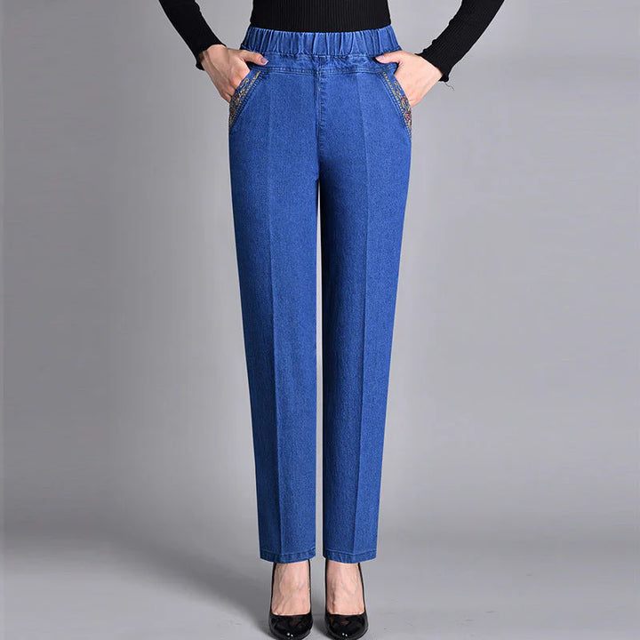 Sofiya - Casual Slim Fit Jeans With Side Pocket