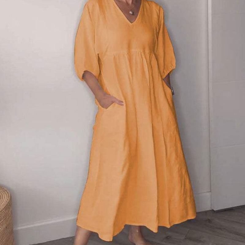Shantel - Casual V-neck Dress