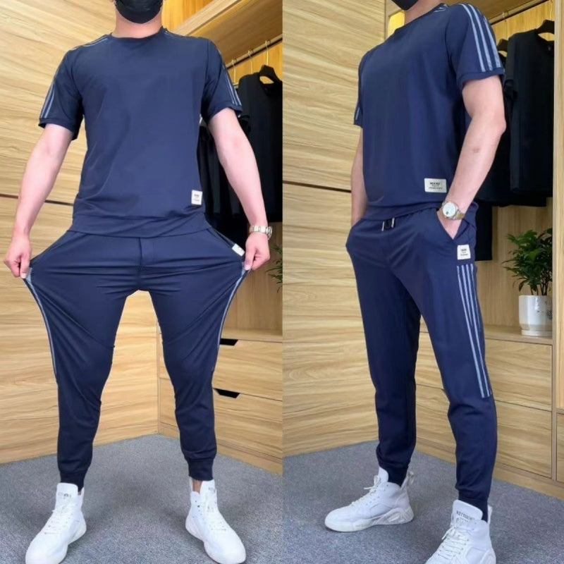 Sam - Short Shirt Sleeve Two Piece Set