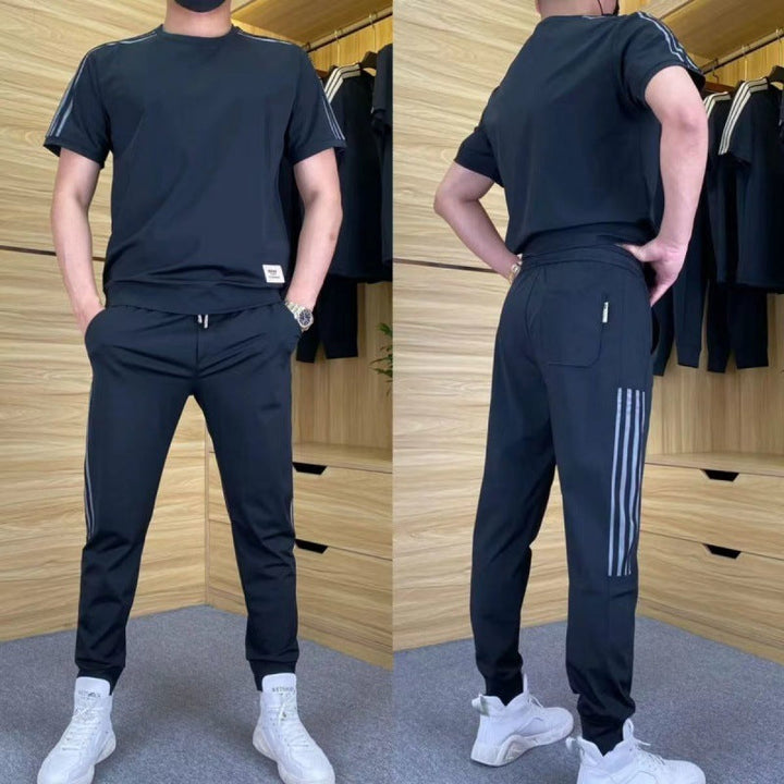 Sam - Short Shirt Sleeve Two Piece Set