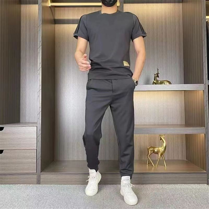 Sam - Short Shirt Sleeve Two Piece Set