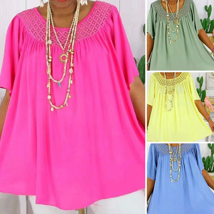 Naoriyah - Casual Short Sleeve Top