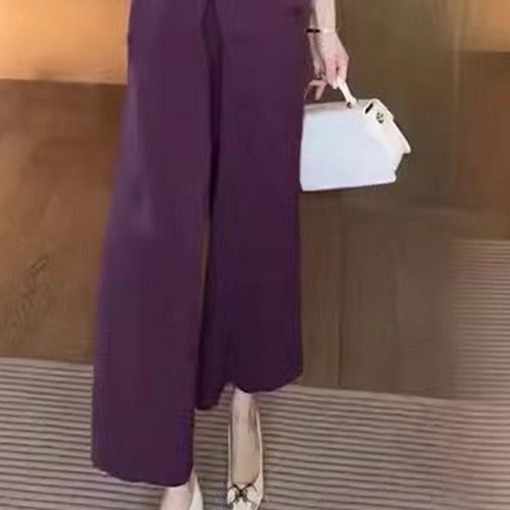 Eseniya - Elegant Short Sleeve Two Piece Set