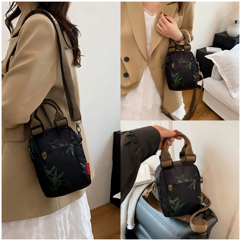 Sibella - Fashion Print Multi-layer Shoulder Bag