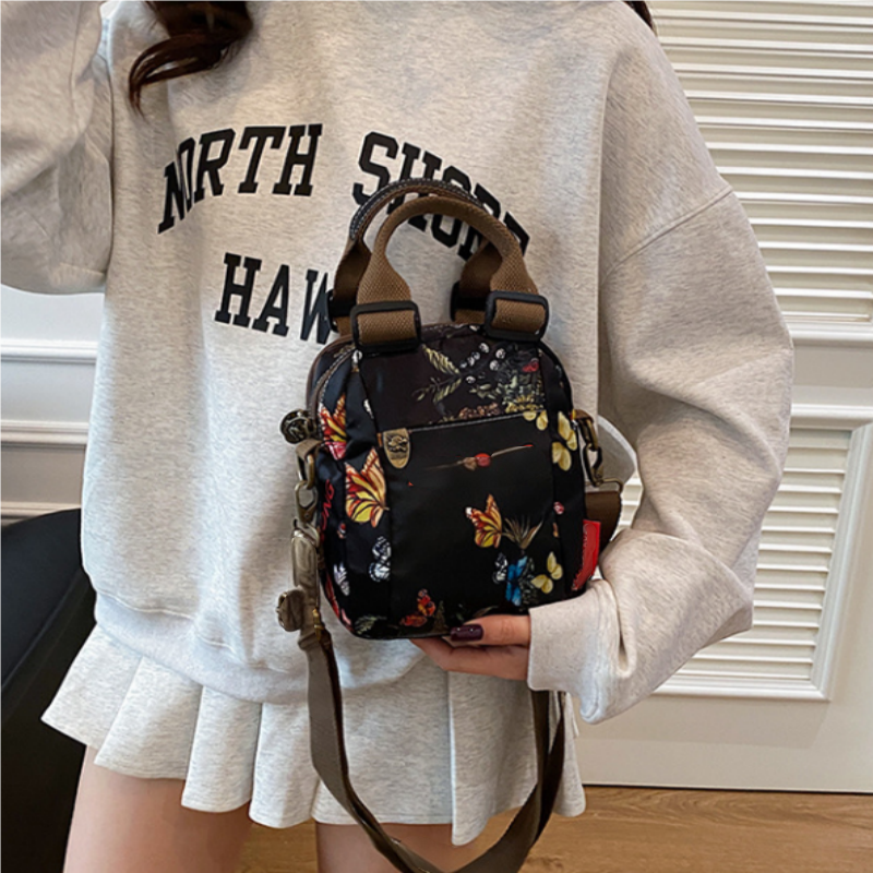 Sibella - Fashion Print Multi-layer Shoulder Bag
