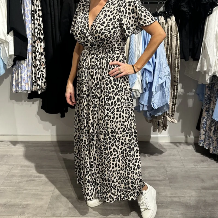 Sirina - Leopard Print Maxi Dress