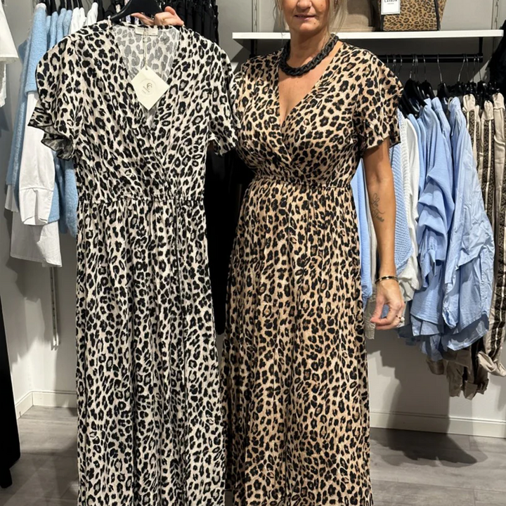 Sirina - Leopard Print Maxi Dress