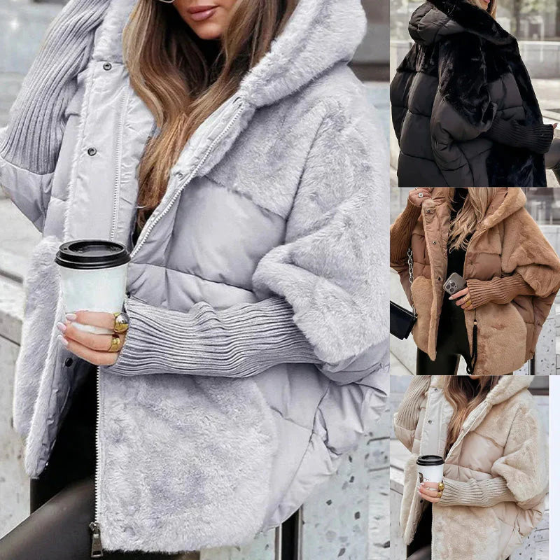 Cortnee - Oversized Hooded Quilted Puffer Coat