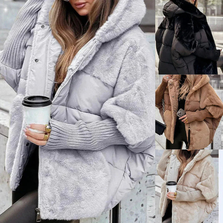 Cortnee - Oversized Hooded Quilted Puffer Coat