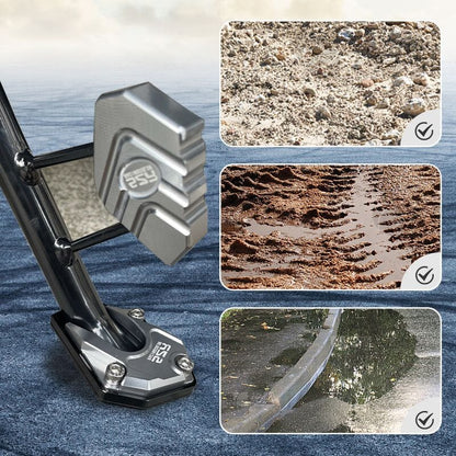 BalanceGuard - Motorcycle Side Stand Extension Plate Foot Support Pad