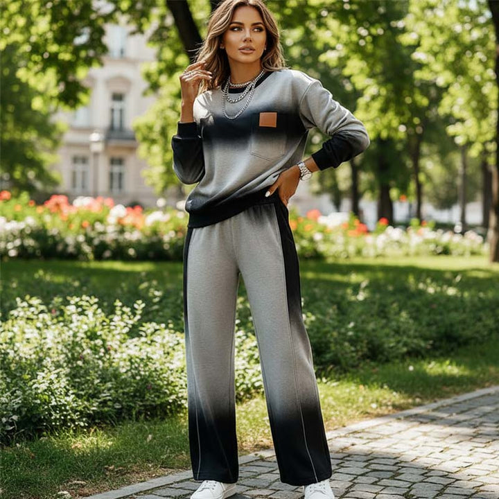 Helinza - Casual Top And Pants Set