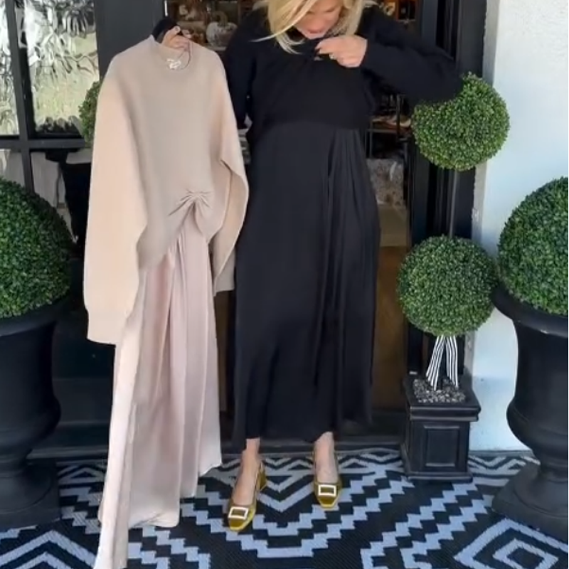 Lilee - Top With Twisted Knot And Maxi Dress