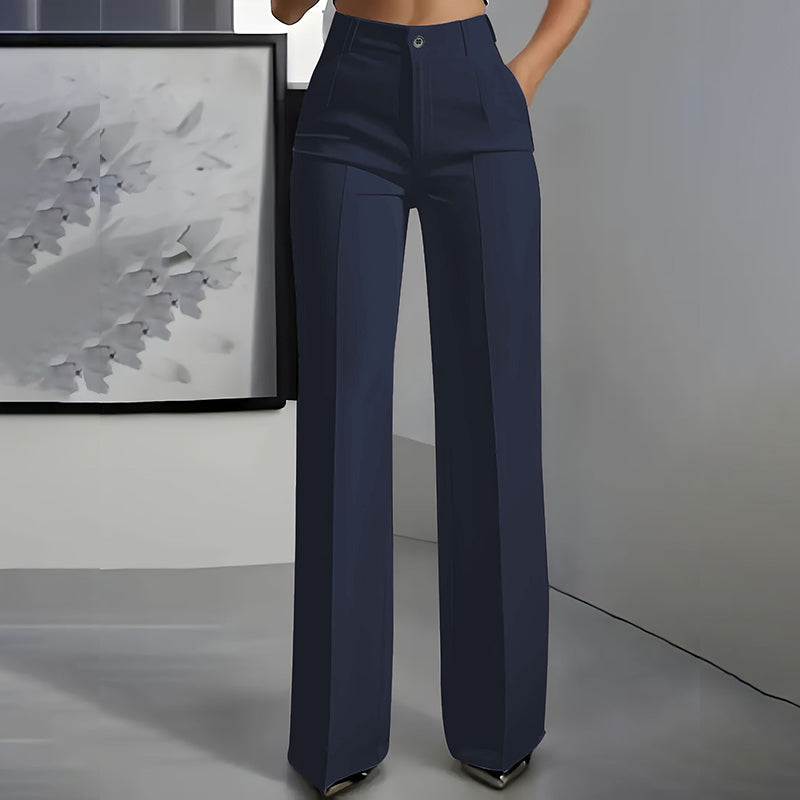 Linaya - High Waisted Suit Trousers